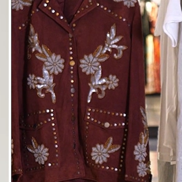 EXTRA PICTURES Embroidered Fringe Jacket - Picture 10 of 13